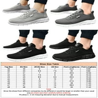 Daeful nelišta cipele za muškarce pletene mreže prozračne komfor sportskog hodanja sportskih casual tenisica veličine 10