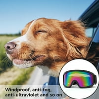 Wirlsweal Sunčane naočale za pse naočale za pse za vožnje automobilom Zaštitite ljubimce ljubimce s