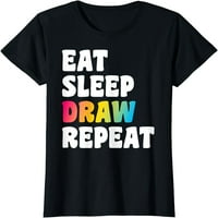 Jedite nerešeno za spavanje Umjetni smiješni umjetnik Creative Creative Crch poklon majica