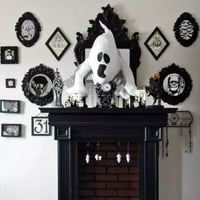 Krakore vrata prozora za Noć vještica, Halloween Prozor Ghost vanjska vrata Zidna ukras, prozori Ghost