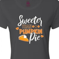 Inktastični zahvalnosti slađi od ženske majice Pumpkin Pie