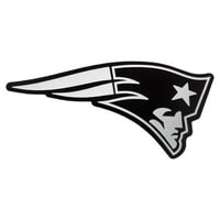 Muška antigua srebrno sivo New England Patriots Metallic Logo Nova polo