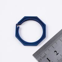 Titanium legura ključni lančani prsten Jednostavan brz viseći lanac ključa za struk