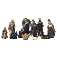 Thaisus Božićna božićna scena, Isus Mary Joseph Sveta porodica sa katoličkim poklonom