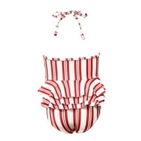 ShldyBC Toddler Baby Kid Kid Girffes Stripe Jednodijelni kupaći kostimi kupaći kostimi, ljetni ušteda