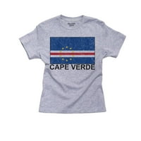 Cape Verde Zastava - Posebna vintage izdanje Djevojke Pamučna majica za mlade