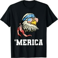 4. jula Merica USA zastava ćelave Eagle Patriotska veterana majica