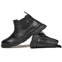 Zodanni Muška sigurnost čizme kožne cipele cipele od čeličnih nožnih prstiju Industrijski čizme Muški