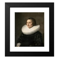 Michiel Jansz. Van Mierevelt Black Moderni uokvireni muzej Art Print pod nazivom - Portret Caecilia van Beresteyn