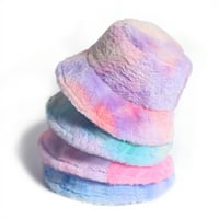 Jiaroswwei Sun Hat Solid Color Tie-Dyeing Sweet multi colors kašika za vanjsku