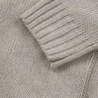 Wendunide džemperi za žene Žene Čvrsti džemper s dugim rukavima O-izrez za kupanje na rukavu plus veličine