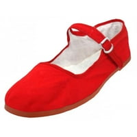 Cipele žene Pamuk Kina Lutka Mary Jane Cipele Ballerina Baletni proizvodi Cipele crvene 8.5