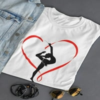 Srčana ritmička gimnastika majica žene -Image by shutterstock, ženska mala