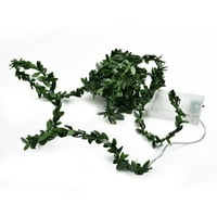 50LED lažni zeleni list niz bajka Božićno drvsko za vjenčanje dekor zabave