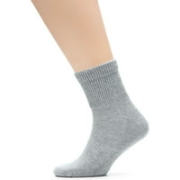 Ugoli muške pamučne dijabetičke čarape za gležnjeve, široka, labava i rastegnuta, bešavna točka i nevezing,