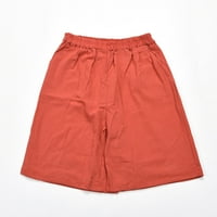 Ženske kratke hlače Elastične ljetne pamučne pamučne patvene pantalone Lage Lage Labavice Dnevne kratke
