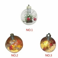 Linyer božićno drvce kristalna ball lampica za vješanje ukras zabave vjenčani xmas dekor 1