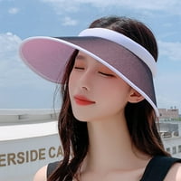 Šareni šešir, žensko ljeto biciklom, sunčano sjenjenje, otvoren gornji šešir, vanjsko pokrov za lice,