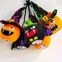 Svjetlosni privjesak Halloween užaren poklon bundeve bat u zatvorenom ukrasu ukras za kućni ukras Halloween