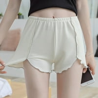 Modne žene tanke hlače Ležerne prilike čvrste rastezmerne kratke hlače Sigurnost Fragarn