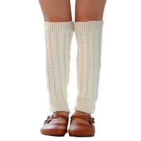 Verityr ženska noga grijači odrasli jacquard pletena čarapa za jesen zimu