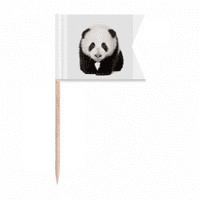 Panda Baby hoda Oči Art Deco modni čačkalica za zastave Označavanje oznake za zabavu