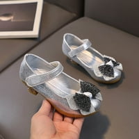 Ljetna dječja sandala Djevojke casual cipele okrugli prsti s niskim potpeticama kuka za kuke za rupestone plesne cipele veličine 38