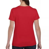 TEE Hunt Fight Fight Rak dojke Ženska majica Novost T-Shrit Ribbon Svjesnost Cure Hope Tee, Crvena, 3x-velika
