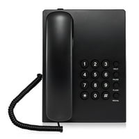 Moobody Corded Telefon Desktop fiksni telefon Montirani fiksni telefon SupPRT Redial Pause Flash HOLD PING TONE Podesivo AC električna baterija potrebna za kućnu adresu za prijem uredske banke