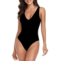 Ženski podijeljeni kupaći kostimi veliki V izrez Ženski komičonici