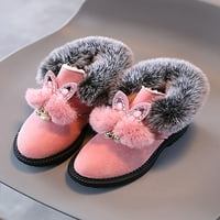Kesitin Child Neklizatske cipele za zimske cipele Dress Casual Snow Boot prozračne plišane cipele za