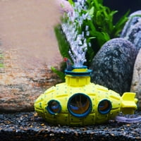 TEBRU Realistic Žuti podmornički kisik kamen sa kisikom kamen za rezervoar za ribu Dekoracija akvarij, dekoracija ribe, rezervoar za ribu