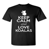 Budite mirni i volite koalas bear životinjski ljubavnik za odrasle majica Tee
