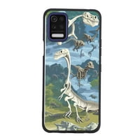 Dinosaur-Bones - futrola za telefon za LG Q za žene Muška Pokloni, Mekani silikonski stil Poklopni otporan