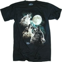 Planinarska majica Three Wolf Moon Canine Tie Dye majica