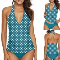 Kupaći za žene Dvodijelni Leopard Print Bikini kupaći kostim odjeći za kupaće kupaće kupaće zmija koža