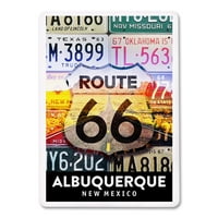 Albuquerque, New Mexico, Route 66, Licenske ploče, Press fenjer, Premium igraće kartice, Paluba s jokerima, Sjedinjene Američke Države