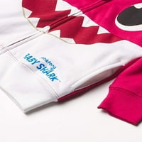 Toddler Baby Shark kostim ružičasti hoodie