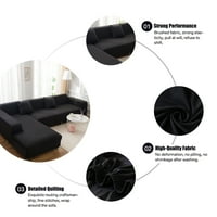 Sofa obuhvata 1-komadni poliester Spande tkaninski kauč na razvlačenje s klizanjem LOVESEAT Poklopac za kauč na razvlačenje Cour Cover Coople 1- Seater