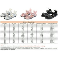 Daeful Girls Haljina sandale gležnjače ravne sandale ljetne plaže casual cipele crna 13c
