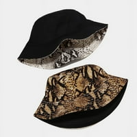 Nova modna kaskatna zmija ispis kašike kašike kape ribarske šešire kape žene ženske dame panama ljetna jesen vanjska putna kapa