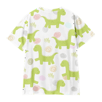 Dinosaur uzorak velike i visoke košulje Dječja majica Majice za djecu