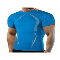MENS teretana majica Brzi suhi fitness kratki rukav sportski vrhovi