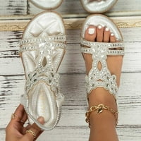 Forestyashe sandale za žene Udobne cipele sa elastičnom gležnjače Ležerne prilike Bohemian Beach Cipes