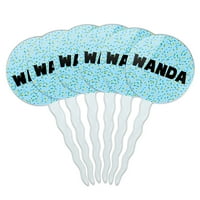 Wanda Cupcake tipovi - set - plave mrlje