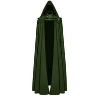 GASUE Srednjovjekovni svečani muški haljini u gotičkom stilu Retro cool dugih rukava fit kaput tanki datum vanjski jakne zeleni, l