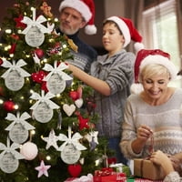 Jeashchat božićni ukras lijep poklon ukras ukras božićno drvce za vješanje zabava