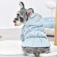 Mačji pas down jakna kapuljač kaputa za kućne ljubimce topla odjeća za male pse zima XS-2xl