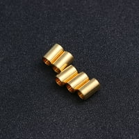 DIY Nakit za nakit okrugli cijev ravne cijevi perle bakrene posude za ručno izrađene narukvice Ogrlice za obnavljanje zlata