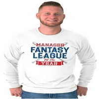 Fantasy bejzbol liga Menadžer Muški majica s dugim rukavima Brisco Brends X